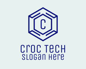 Hexagon Tech Software logo design