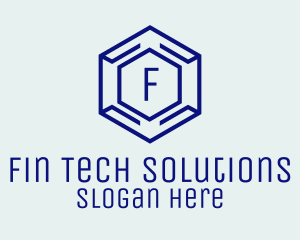 Hexagon Tech Software logo design