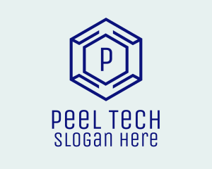 Hexagon Tech Software logo design