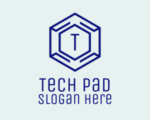 Hexagon Tech Software logo design