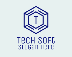 Software - Hexagon Tech Software logo design