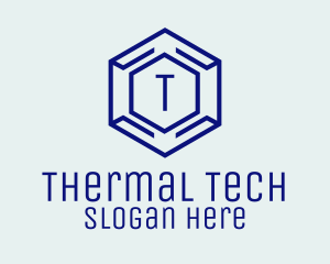 Hexagon Tech Software logo design