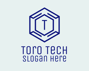 Hexagon Tech Software logo design