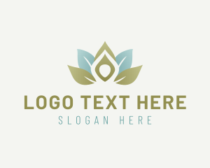 Vegan - Natural Yoga Wellness logo design