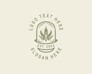 Hemp - Organic Cannabis Marijuana logo design