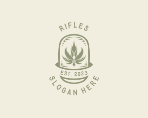 Organic Cannabis Marijuana Logo