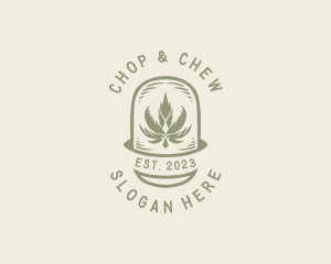 Plantation - Organic Cannabis Marijuana logo design