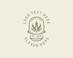 Organic Cannabis Marijuana Logo