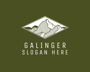 Mountain - Alpine Nature Park logo design