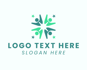 White Collar - Peer Support Community logo design
