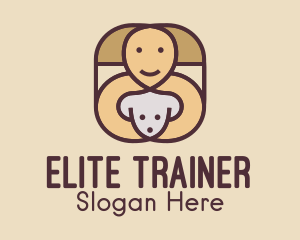 Happy Dog Trainer  logo design