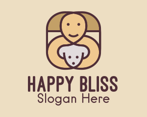 Happy Dog Trainer  logo design