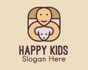 Happy Dog Trainer  logo design