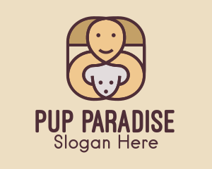 Happy Dog Trainer  logo design