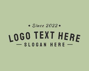 Hipster - Casual Business Brand logo design