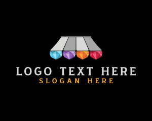 Jewelry Shop - Diamond Jewelry Accessory logo design