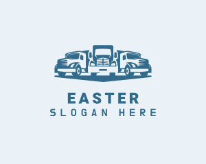 Driver - Truck Fleet Forwarding logo design