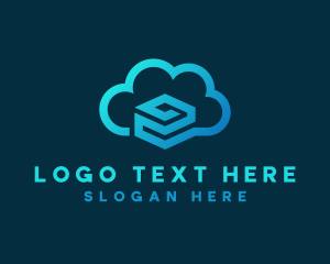 Digital Storage - Cloud Tech Database logo design