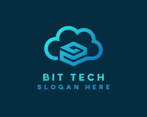 Cloud Tech Database logo design