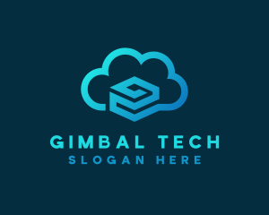 Cloud Tech Database logo design