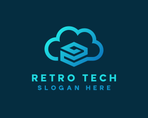 Cloud Tech Database logo design