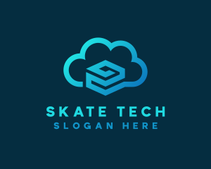 Cloud Tech Database logo design