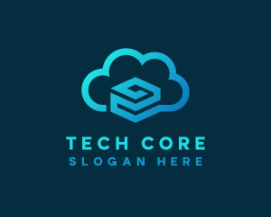 Cloud Tech Database logo design