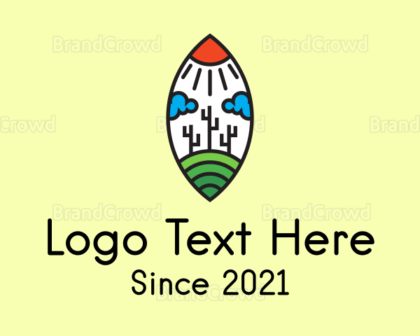 Hill Outdoor Landscape Logo