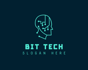 Artificial Intelligence Tech logo design