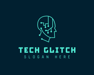 Artificial Intelligence Tech logo design