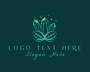 Astrology - Green Gradient Crystal logo design