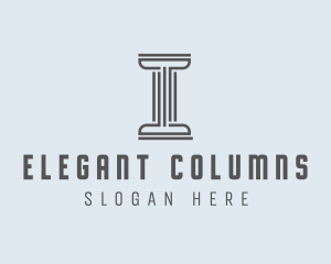 Business Column Law logo design