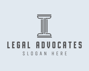 Business Column Law logo design