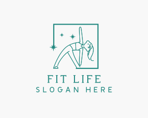 Yoga Exercise Fitness logo design