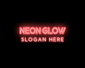 Neon - Light Neon Text logo design