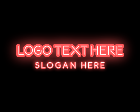 Light Neon Text