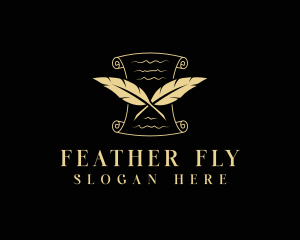 Feather Legal Document logo design