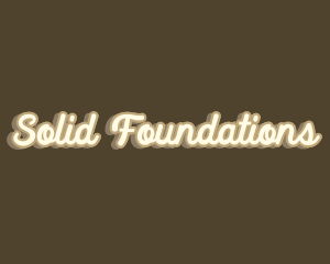 Generic Cursive Apparel Brand Logo