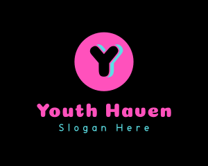 Youth - Fun Circle Boutique logo design