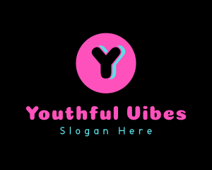 Youth - Fun Circle Boutique logo design