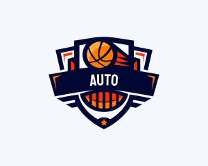 Basketball Sports League Logo