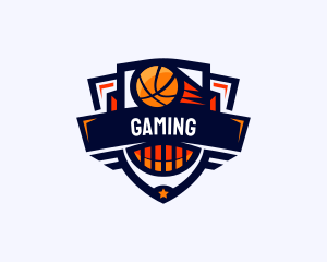 Basketball Sports League Logo