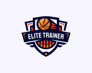 Basketball Sports League logo design