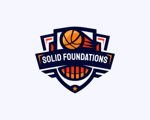 Slam Dunk - Basketball Sports League logo design