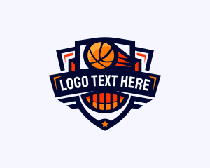 Basketball Sports League Logo