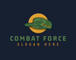 Military - Veteran Military Cap logo design