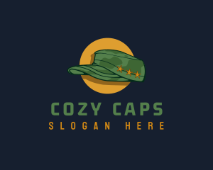 Veteran Military Cap logo design