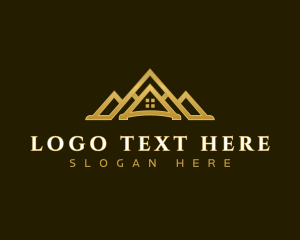 Attic - Roofing Architecture Builder logo design