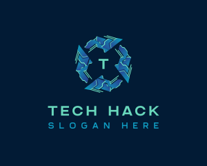 Tech Cyber Robotics logo design