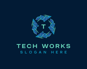 Tech Cyber Robotics logo design